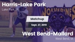 Matchup: Harris-Lake Park vs. West Bend-Mallard  2019