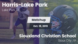 Matchup: Harris-Lake Park vs. Siouxland Christian School 2019
