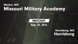 Matchup: Missouri Military Ac vs. Harrisburg  2016