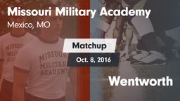 Matchup: Missouri Military Ac vs. Wentworth 2016