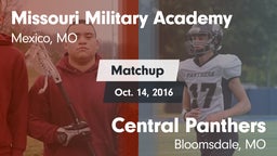 Matchup: Missouri Military Ac vs. Central Panthers 2016