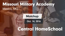 Matchup: Missouri Military Ac vs. Central HomeSchool 2016