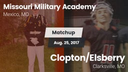 Matchup: Missouri Military Ac vs. Clopton/Elsberry  2017