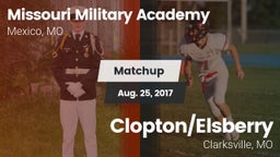 Matchup: Missouri Military Ac vs. Clopton/Elsberry  2017