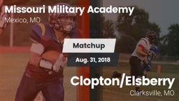 Matchup: Missouri Military Ac vs. Clopton/Elsberry  2018