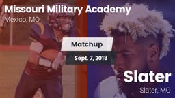 Matchup: Missouri Military Ac vs. Slater  2018