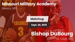 Matchup: Missouri Military Ac vs. Bishop DuBourg  2019