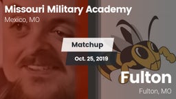 Matchup: Missouri Military Ac vs. Fulton  2019