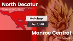 Matchup: North Decatur vs. Monroe Central  2017