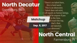 Matchup: North Decatur vs. North Central  2017