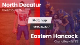 Matchup: North Decatur vs. Eastern Hancock  2017