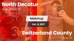 Matchup: North Decatur vs. Switzerland County  2017