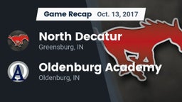 Recap: North Decatur  vs. Oldenburg Academy  2017