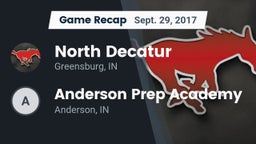 Recap: North Decatur  vs. Anderson Prep Academy  2017
