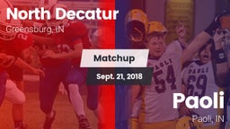 Matchup: North Decatur vs. Paoli  2018
