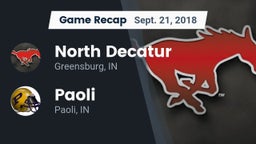 Recap: North Decatur  vs. Paoli  2018