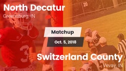 Matchup: North Decatur vs. Switzerland County  2018