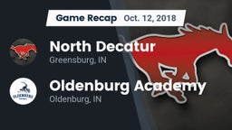 Recap: North Decatur  vs. Oldenburg Academy  2018