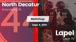 Matchup: North Decatur vs. Lapel  2019