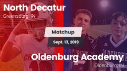 Matchup: North Decatur vs. Oldenburg Academy  2019