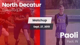 Matchup: North Decatur vs. Paoli  2019