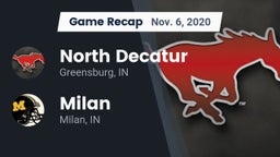 Recap: North Decatur  vs. Milan  2020