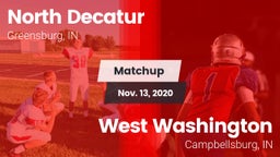 Matchup: North Decatur vs. West Washington  2020