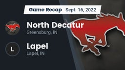 Recap: North Decatur  vs. Lapel  2022