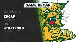 Recap: Edgar  vs. Stratford  2016