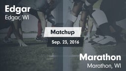 Matchup: Edgar vs. Marathon  2016