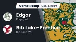 Recap: Edgar  vs. Rib Lake-Prentice  2019