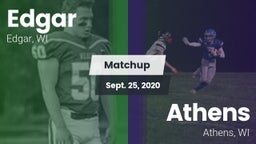 Matchup: Edgar vs. Athens  2020