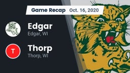 Recap: Edgar  vs. Thorp  2020