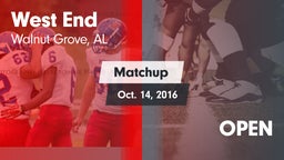 Matchup: West End vs. OPEN 2016