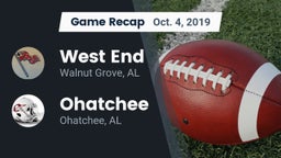 Recap: West End  vs. Ohatchee  2019