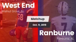 Matchup: West End vs. Ranburne  2019