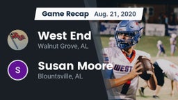 Recap: West End  vs. Susan Moore  2020