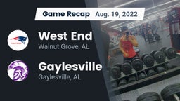 Recap: West End  vs. Gaylesville  2022