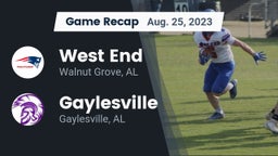 Recap: West End  vs. Gaylesville  2023