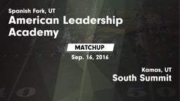 Matchup: American Leadership  vs. South Summit  2016