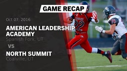 Recap: American Leadership Academy  vs. North Summit  2016