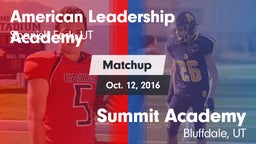 Matchup: American Leadership  vs. Summit Academy  2016