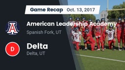 Recap: American Leadership Academy  vs. Delta  2017