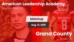 Matchup: American Leadership  vs. Grand County  2018