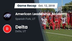 Recap: American Leadership Academy  vs. Delta  2018