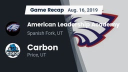 Recap: American Leadership Academy  vs. Carbon  2019