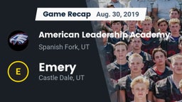 Recap: American Leadership Academy  vs. Emery  2019