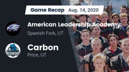 Recap: American Leadership Academy  vs. Carbon  2020