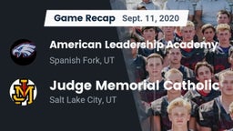 Recap: American Leadership Academy  vs. Judge Memorial Catholic  2020