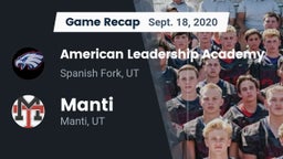 Recap: American Leadership Academy  vs. Manti  2020